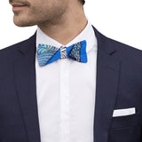 "Blue Banks" Custom Bow Tie