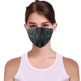 "Black Ice" 3D Mouth Mask with Drawstring (Non-Medical)