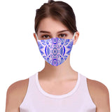 "Swoosh" 3D Mouth Mask with Drawstring
