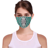 "Vibrance" 3D Mouth Mask with Drawstring