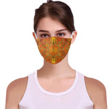 "Sunset Lights" 3D Mouth Mask with Drawstring