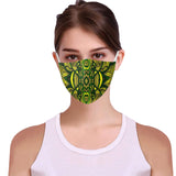 "Jamvibes" 3D Mouth Mask with Drawstring