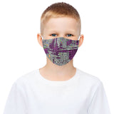 "7sum" Purple 3D Mouth Mask with Drawstring (Non-Medical)